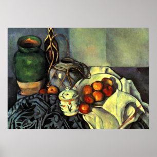 Poster Paul Cezanne - Vie morte avec pommes