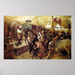 Poster Paul Friedrich Meyerheim Menagerie