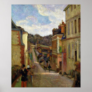 Poster Paul Gauguin   A Suburban Street, 1884