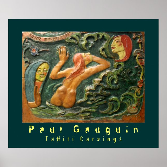 Poster Paul Gauguin : Caravages de Tahiti (Devant)