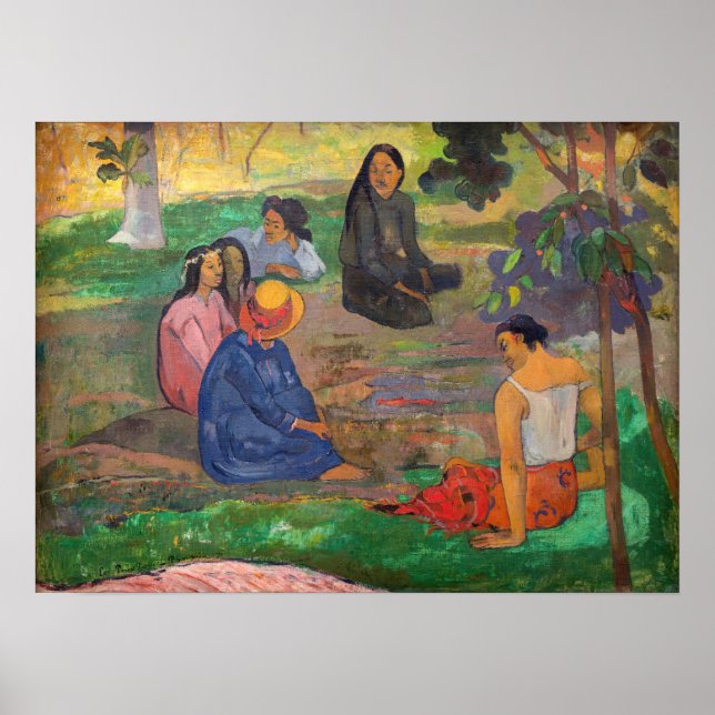 Poster Paul Gauguin - La Conversation / Les Parau Parau (Devant)