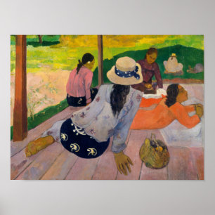 Poster Paul Gauguin   La Siesta