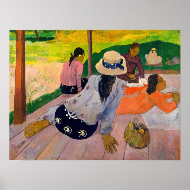 Poster Paul Gauguin - La Siesta (Devant)