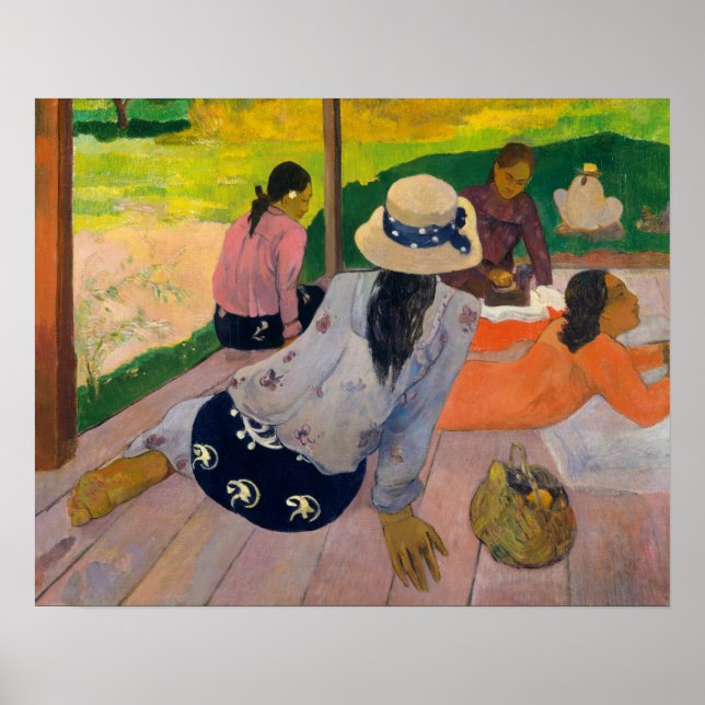 Poster Paul Gauguin - La Siesta (Devant)