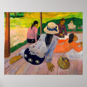 Poster Paul Gauguin - La Sieste