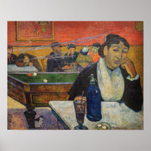 Poster Paul Gauguin - Le Café de Nuit, Arles