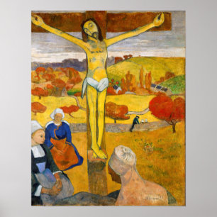 Poster Paul Gauguin - Le Christ Jaune