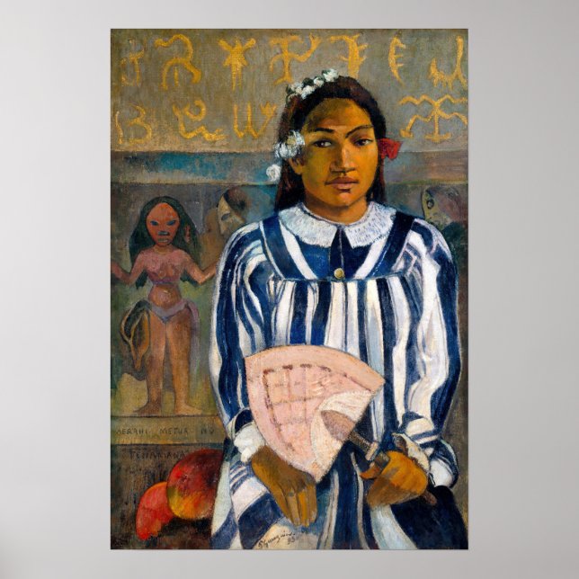 Poster Paul Gauguin - Les ancêtres de Tehamana (Devant)
