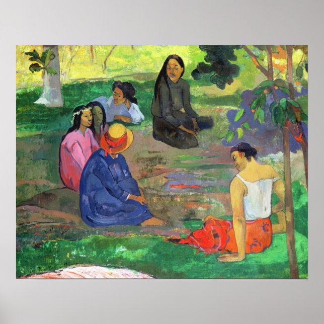 Poster Paul Gauguin | Les Parau Parau (Les Gossipers) (Devant)