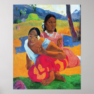 Poster Paul Gauguin Nafea Faaipoipo (Quand es-tu Getti)