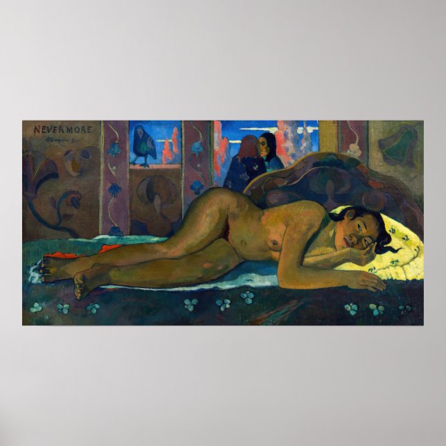 Poster Paul Gauguin - Nevermore / O Taiti (Devant)