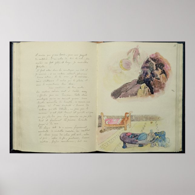 Poster Paul Gauguin | Pages de 'Noa Noa', 1893-94 (Devant)