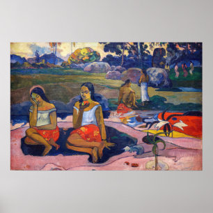 Poster Paul Gauguin - Source sacrée, Douces rêves