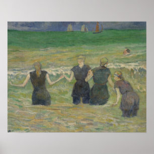 Poster Paul Gauguin - Women Bathing
