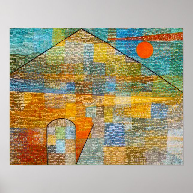 Poster Paul Klee Ad Parnassum (Devant)