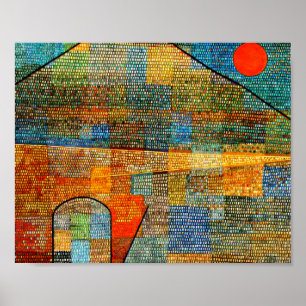Poster Paul Klee, Ad Parnassus,