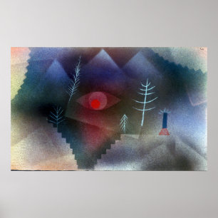 Poster Paul Klee Aperçu d'un paysage