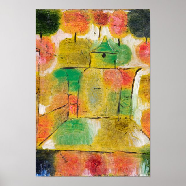 Poster Paul Klee architecture (Devant)