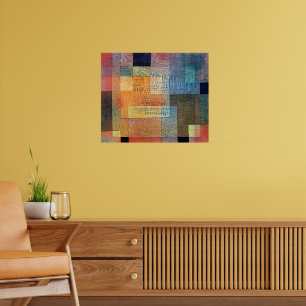 Poster Paul Klee, Architecture polyphonique, 