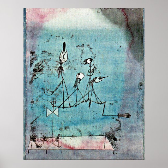 Poster Paul Klee art, Twitter Machine (Devant)