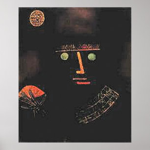 Poster Paul Klee, Chevalier Noir,