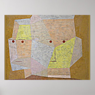 Poster Paul Klee - Deux Têtes