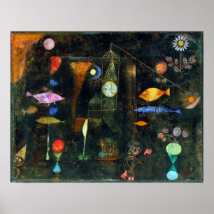 Poster Paul Klee Fish Magic