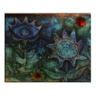 Paul Klee Fleurs Dans La Nuit Sur Tissu
