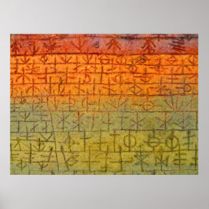 Poster Paul Klee La Pépinière