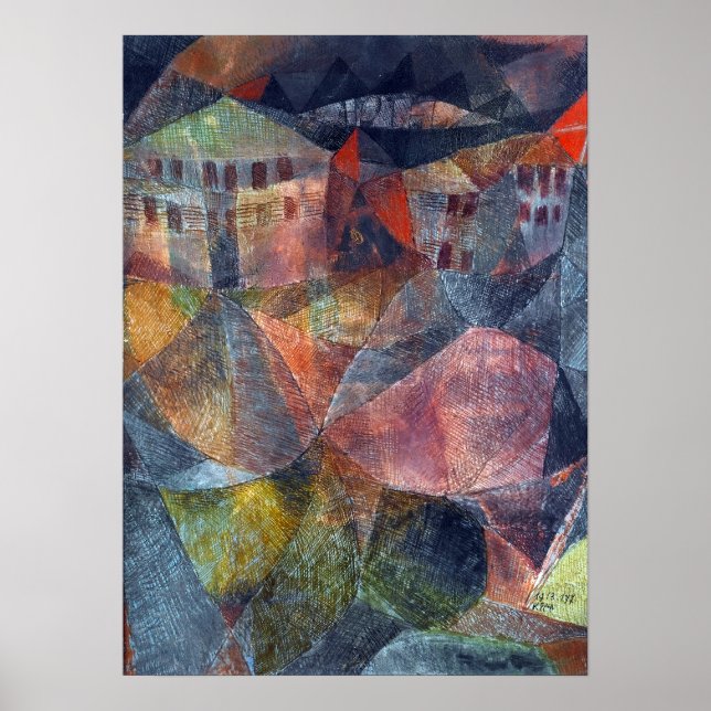 Poster Paul Klee L'Hôtel (Devant)
