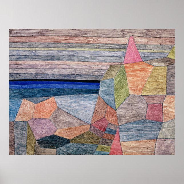 Poster Paul Klee peinture, Promontorio Ph.m (Devant)