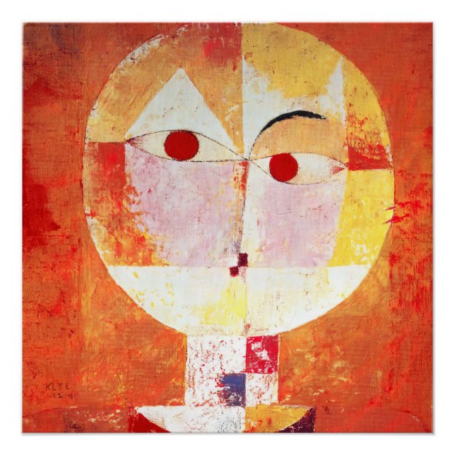 Poster Paul Klee Senecio (Devant)