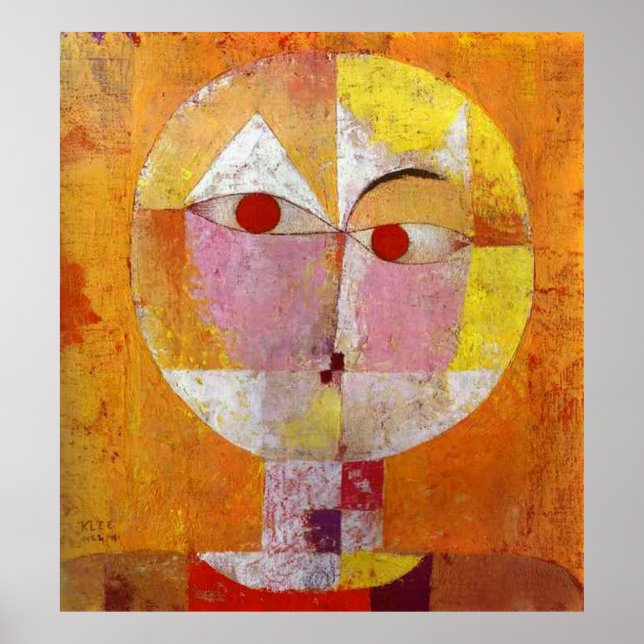 Poster Paul Klee Senecio (Devant)