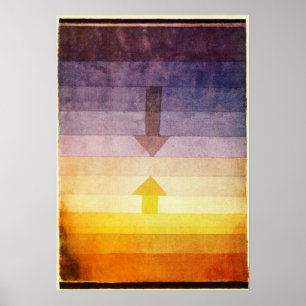 Poster Paul Klee Séparation dans l'affiche du soir