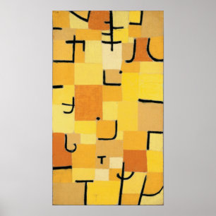 Poster Paul Klee - Signes En Jaune