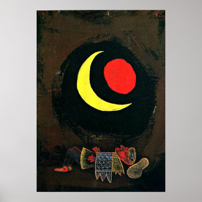 Poster Paul Klee - Strong Dream (Devant)