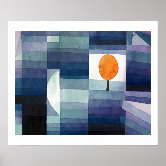 POSTER : PAUL KLEE : THE HARBINGER OF AUTUMN (Front)