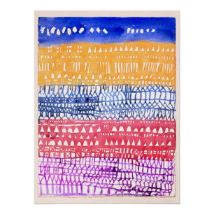 Poster Paul Klee - Vieille Ville, 