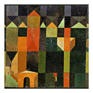 Poster Paul Klee, Ville des Tours,