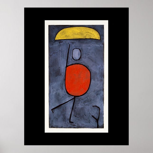 Poster Paul Klee - With Umbrella (Devant)