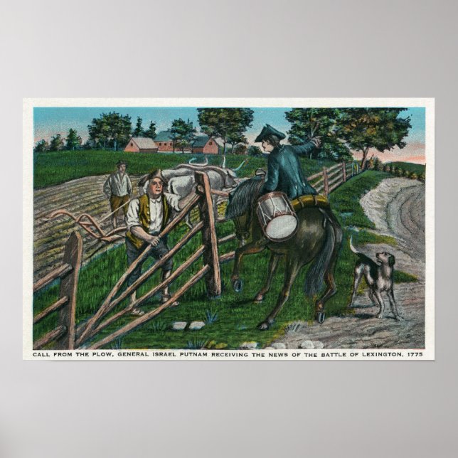 Poster Paul Revere Informer Genre. Israel Putnam (Devant)