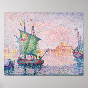 Poster Paul Signac Venice, Le Nuage Rose
