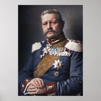 Paul von Hindenburg 1914 Colorisé