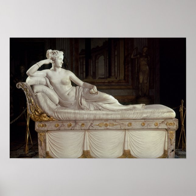 Poster Pauline Bonaparte en tant que Vénus Triumphant, c. (Devant)