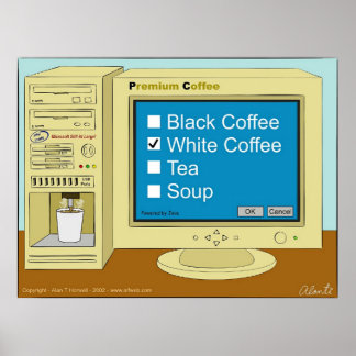 Poster Pause café