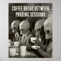 Pause café après des enlèvements d'Aliens