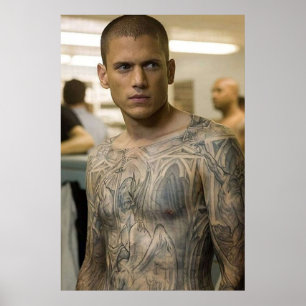 Poster Pause de la prison Michael Scofield