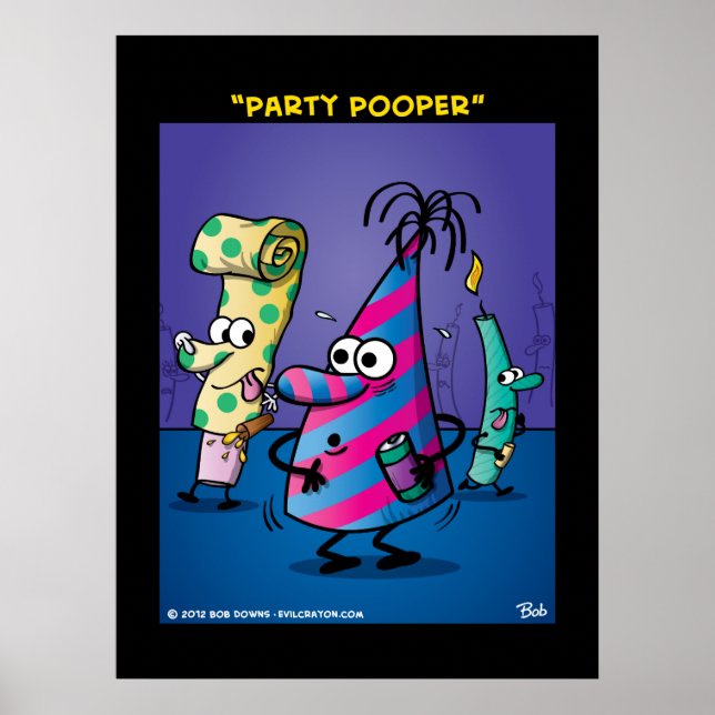 Poster "Pauvres de la fête" (Devant)