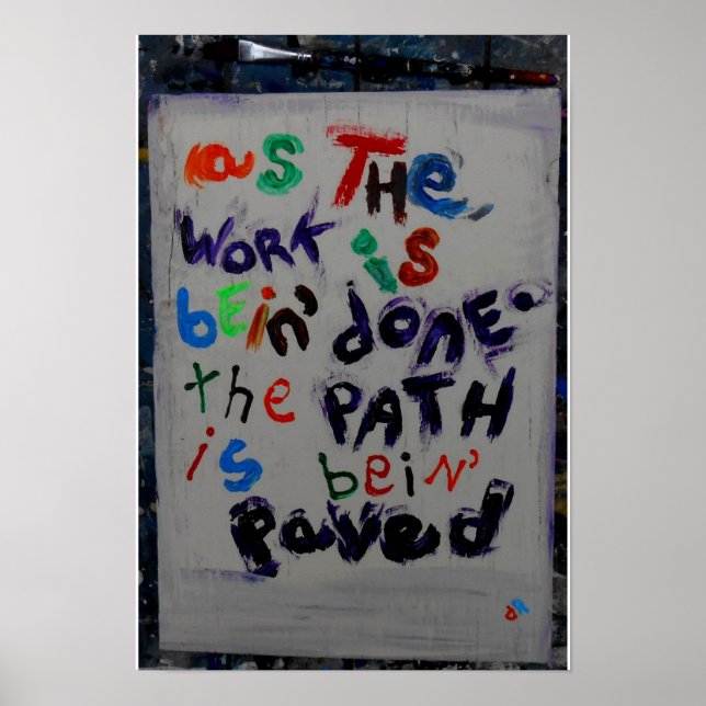 Poster pavage de l'affiche (Devant)