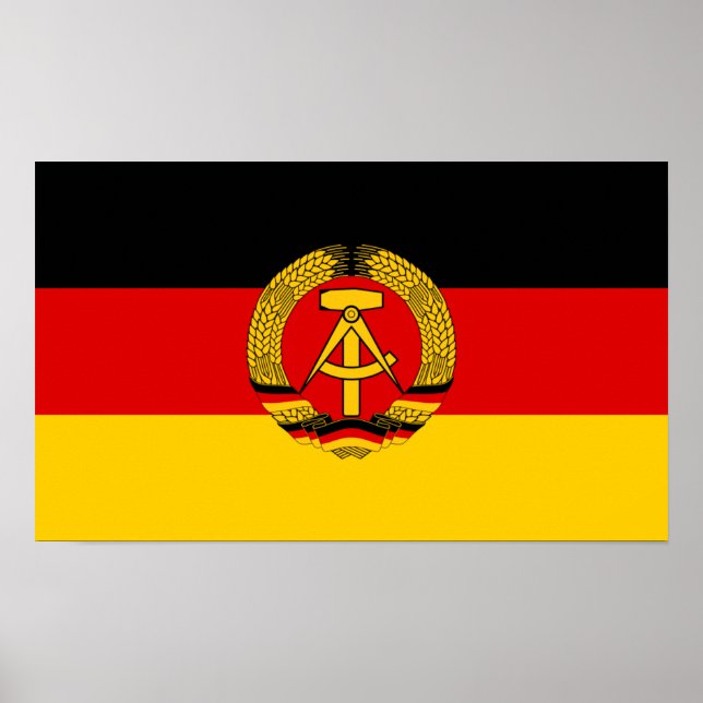 Poster Pavillon de l'Allemagne de l'Est (Devant)